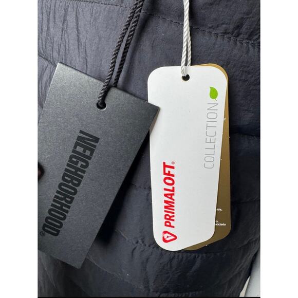 Unisex Neighborhood NWT Black Side Zip Down Puff N Vest Size L - Picture 11 of 15